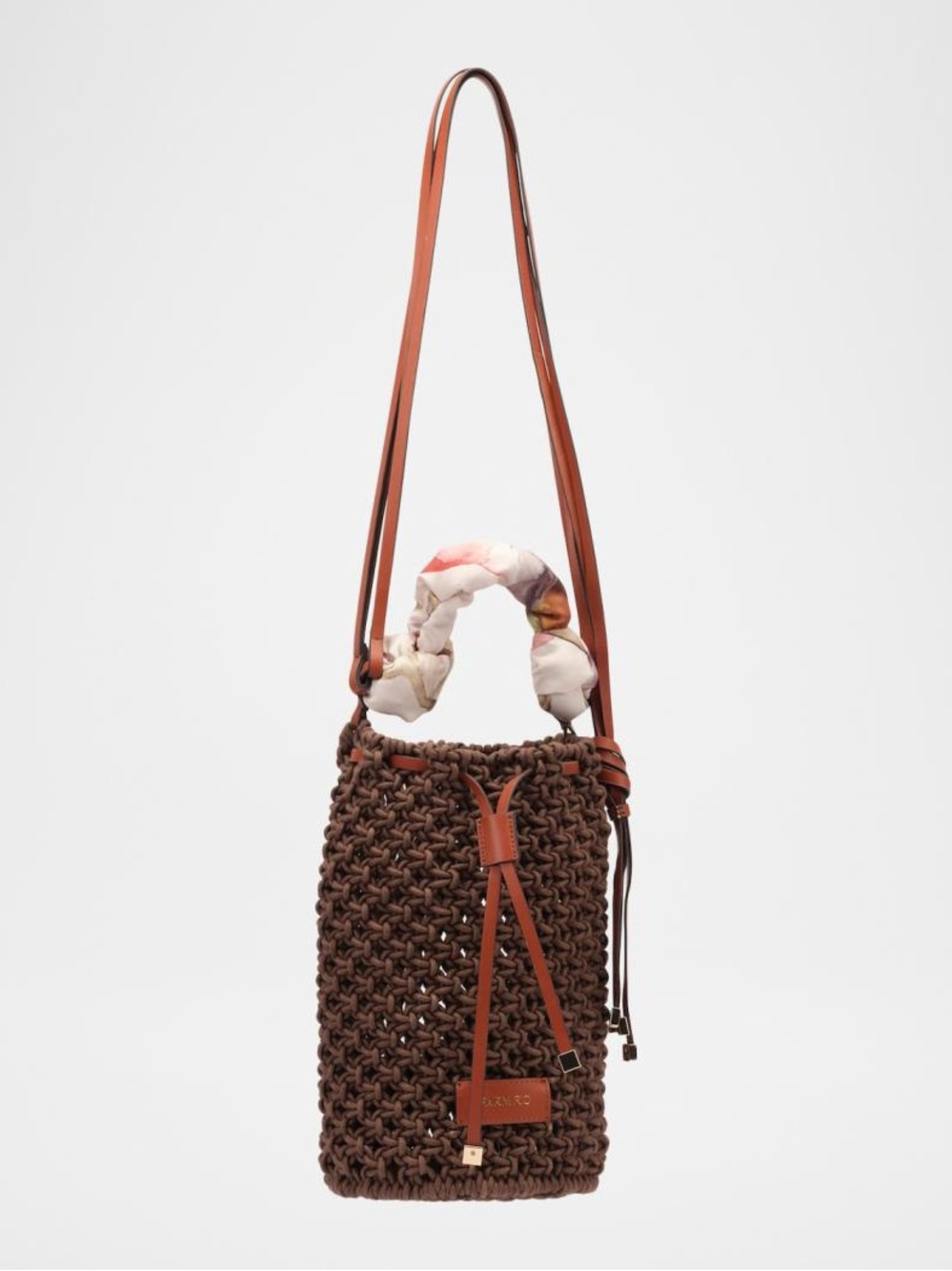 Farm Rio Cotton Macrame Shoulder Bag